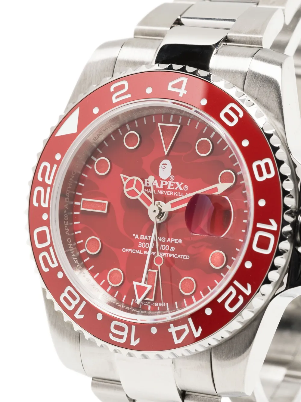 Shop A Bathing Ape Type 2 Bapex 44mm In Red