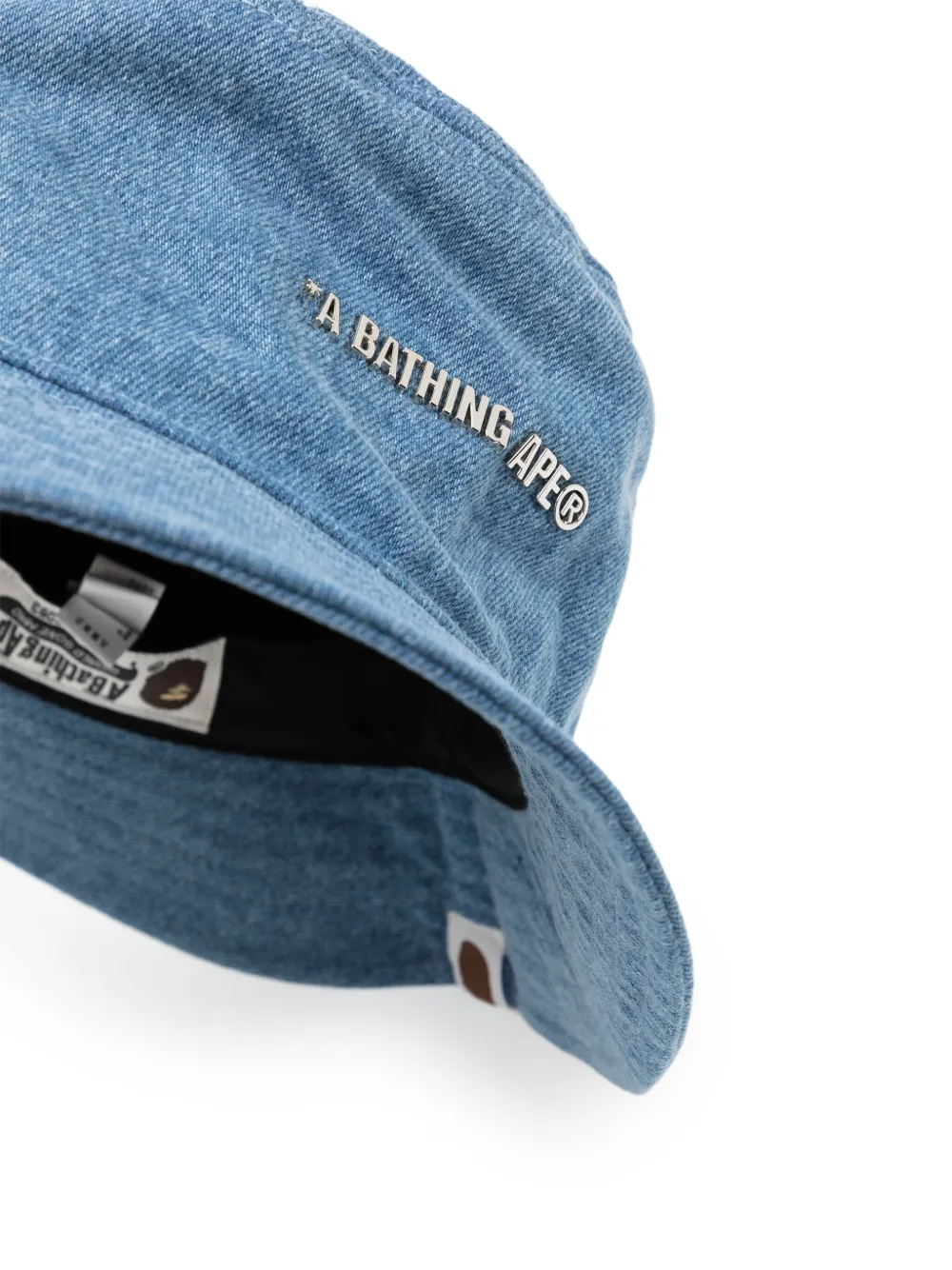 A BATHING APE Denim vissershoed Blauw