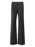 Anna October tailored flared trousers - Black
