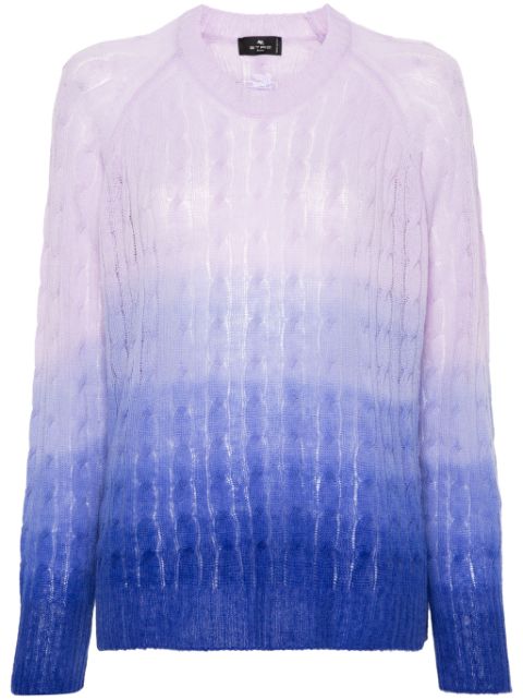 ETRO striped ombre wool jumper Women