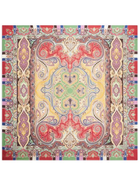 ETRO paisley-print cashmere-blend scarf Women