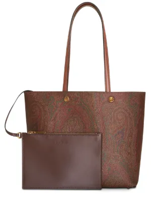 【関税&送料込】Etro Borsa Essential ETRO Medium Etro Essential Tote Bag | Brown | FARFETCH SA