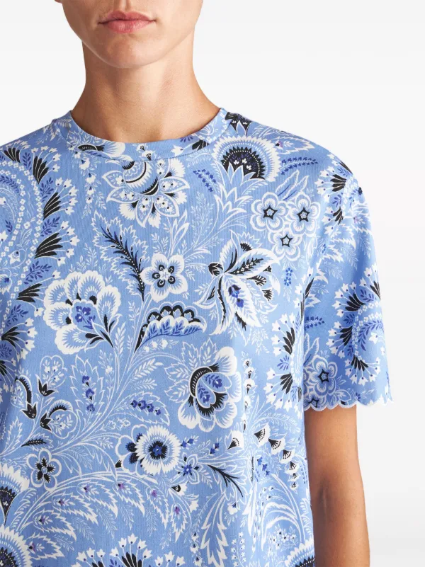 Tシャツ・カットソー ETRO Women Tunic Tops WRJA004699IA417 X0880 BLUE Etro Womens