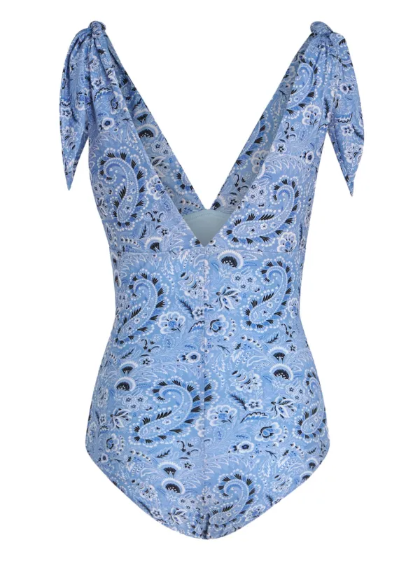 ワンピース水着 ETRO Woman Swimsuit Blue WRPA0014AK749 X0888 ETRO paisley-print one-piece Swimsuit | Blue | FARFETCH