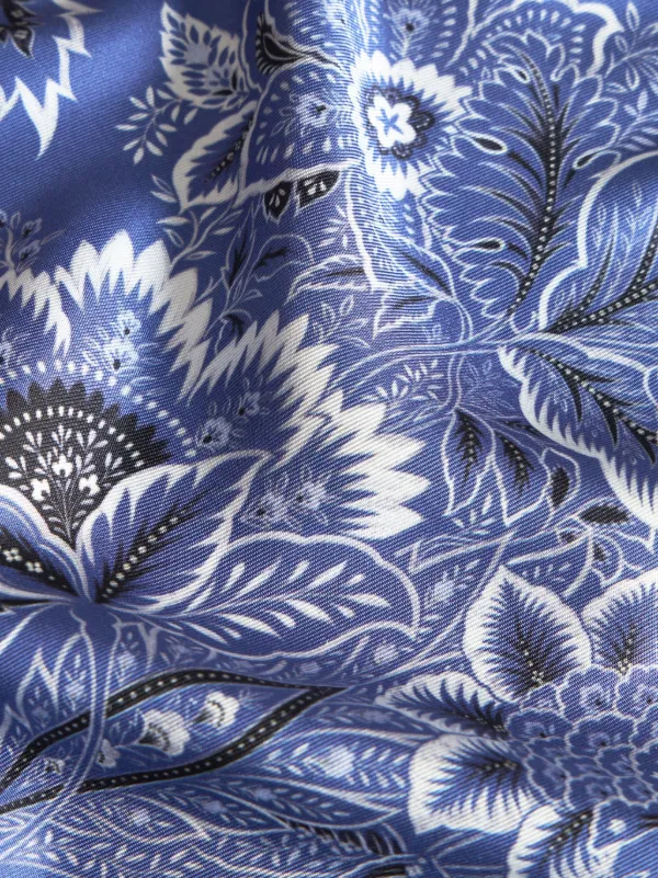 【送料&関税込】Etro Silk Kesa ETRO Kesa floral-print Silk Robe | Purple | FARFETCH