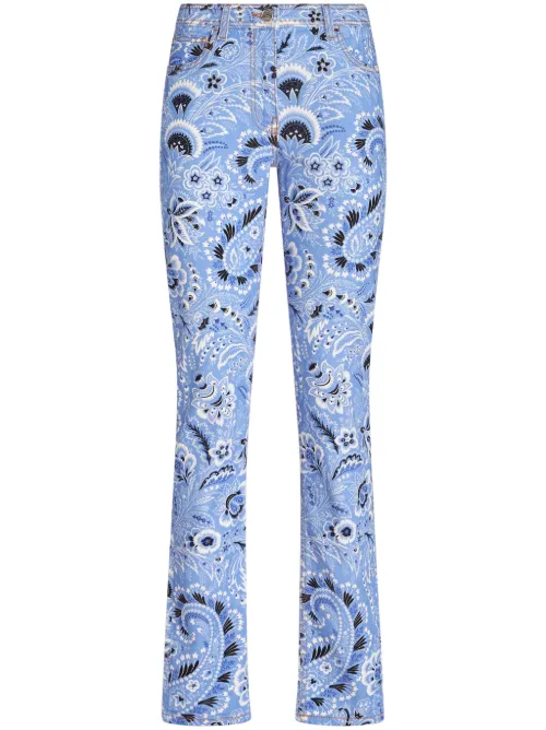 Jean skinny à motif cachemire - ETRO - Modalova