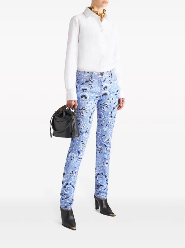 パンツ ETRO Woman Pants Blue WREA000299TUDH3 B0387 ETRO Woman Pants Blue WREA000299TUDH3 B0387 (ETRO/パンツ