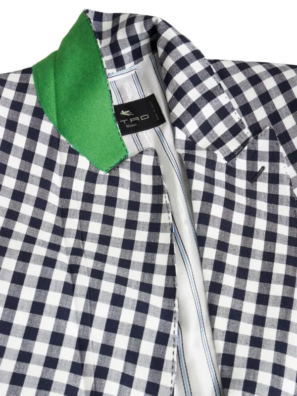 紳*ル様 ETRO エトロ パッチワーク チェック柄ジャケット 紳*ル様 ETRO