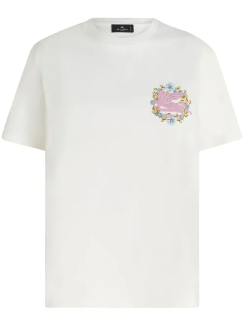 Chemise en coton à broderies Pegaso - ETRO - Modalova