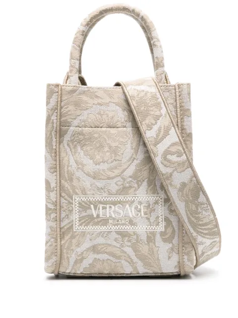 Versace شنطة عملية 'أثينا باروكو' صغيرة جاكار