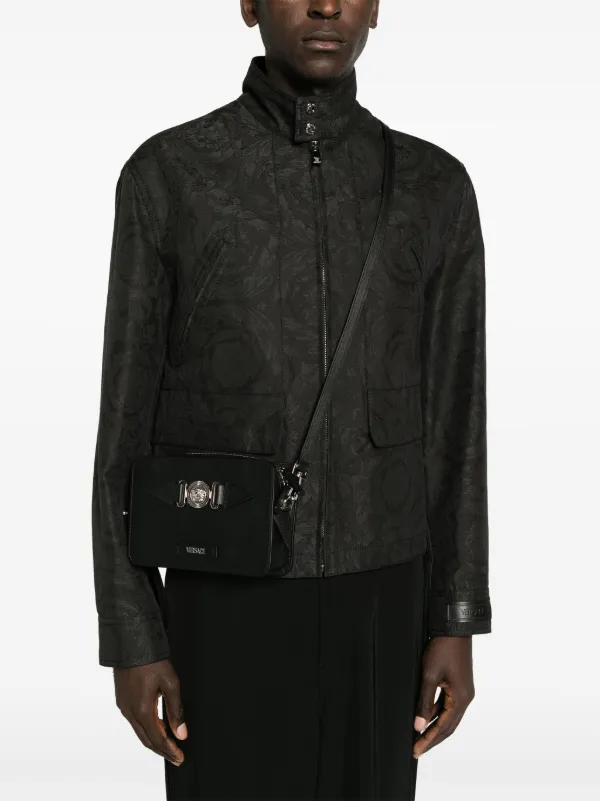 Versace Medusa Biggie Messenger Bag | Black | FARFETCH