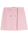 Versace tweed high-waist skirt - Pink