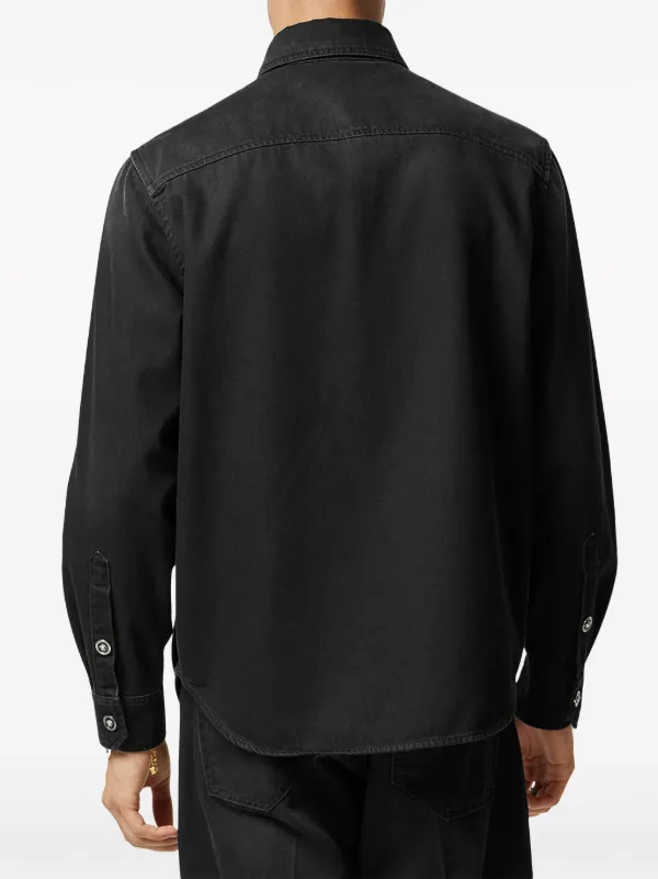 VERSACE バロッコ デニム シャツ Versace バロッコ シー デニムシャツ | ブルー | FARFETCH JP