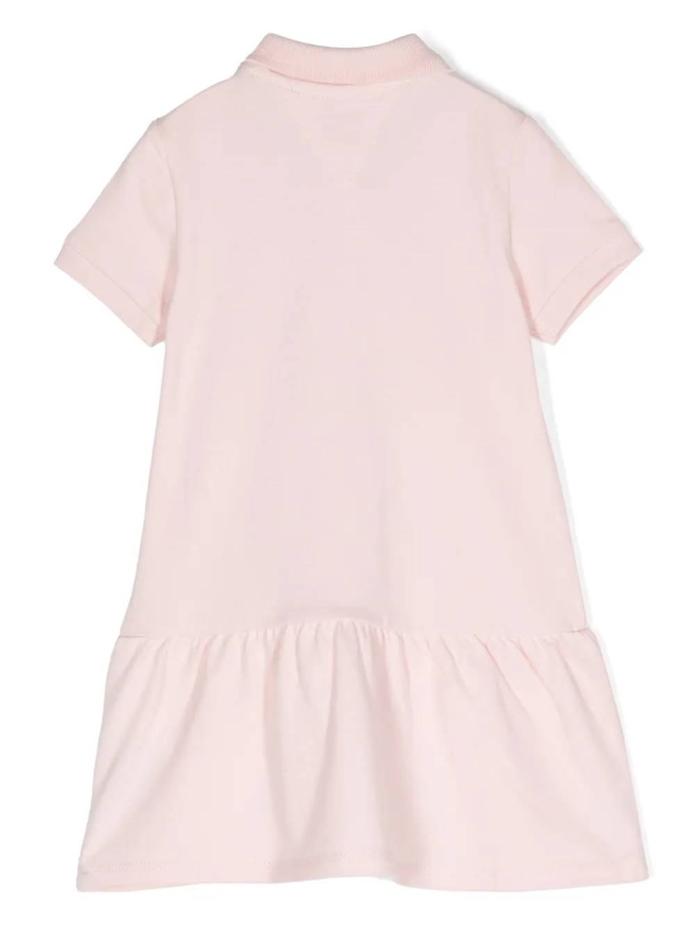 Tommy Hilfiger Junior embroidered-logo dress - Roze