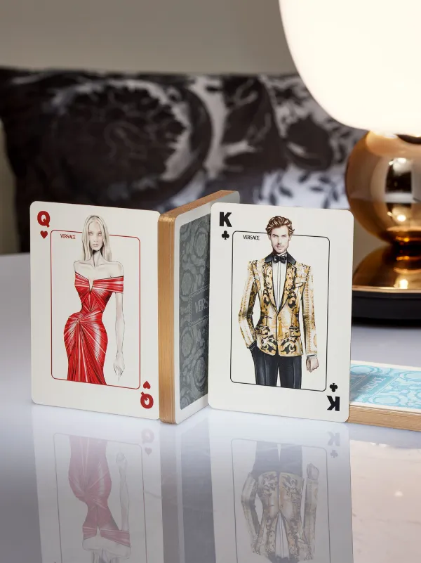 Versace メドゥーサ トランプ セット | ブルー | FARFETCH JP