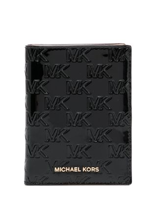 Michael Kors Bedfors モノグラム パスポートケース | ブラック | FARFETCH JP