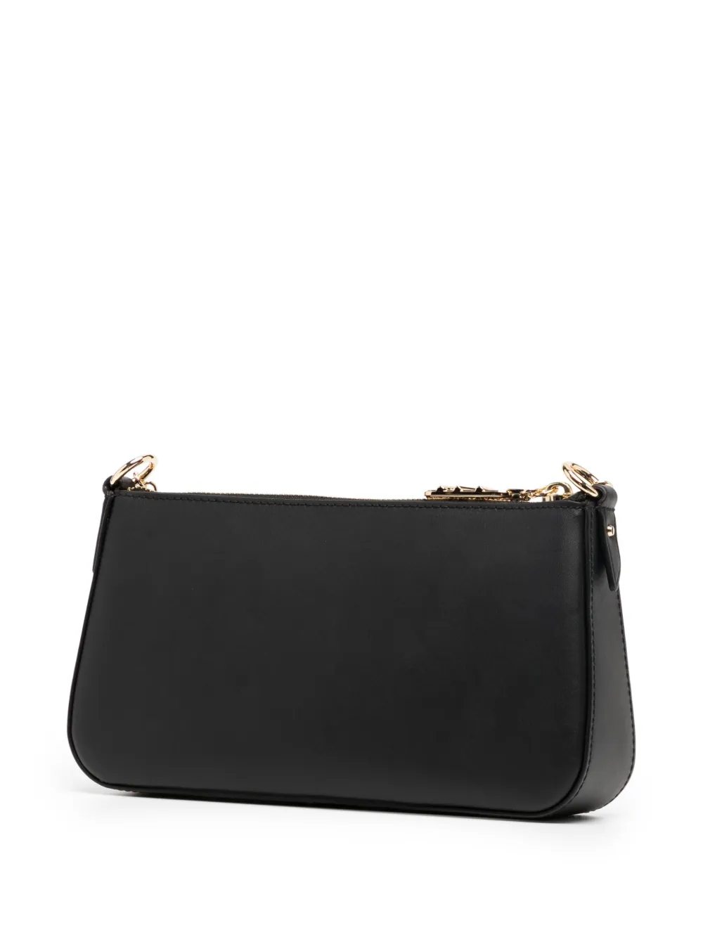 Michael Kors Empire leren medium schoudertas Zwart