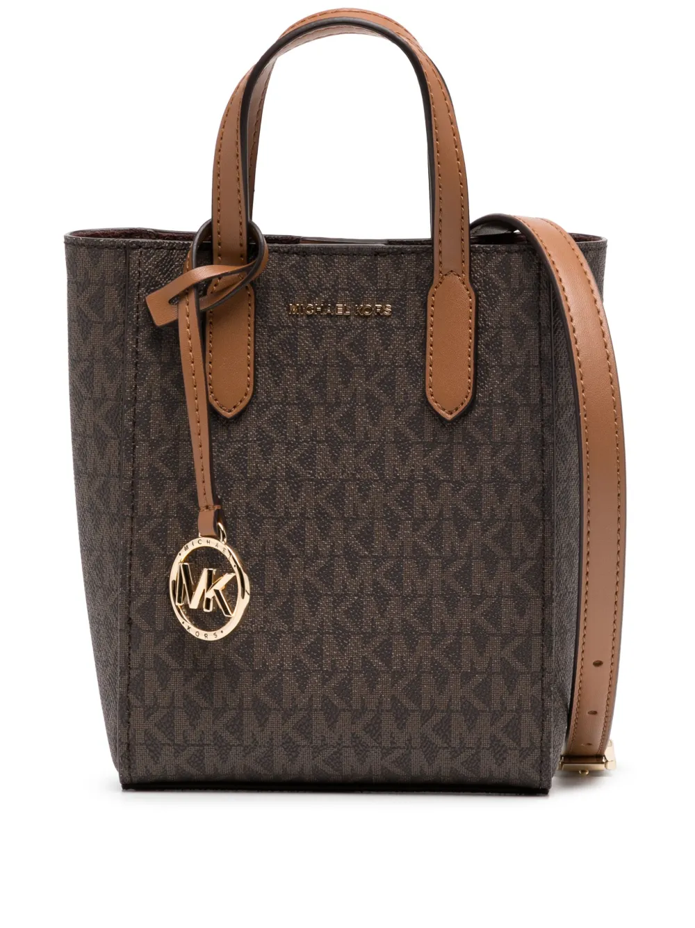 Michael Kors Sinclair leren crossbodytas Bruin