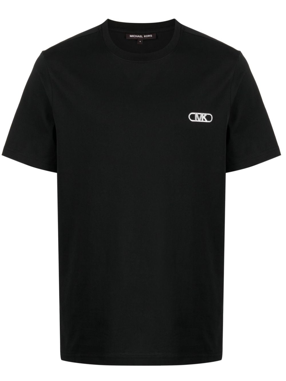 Michael Kors Empire Logo Cotton T-shirt In Black | ModeSens