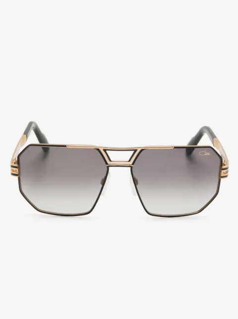 Cazal lentes de sol con armazón estilo piloto