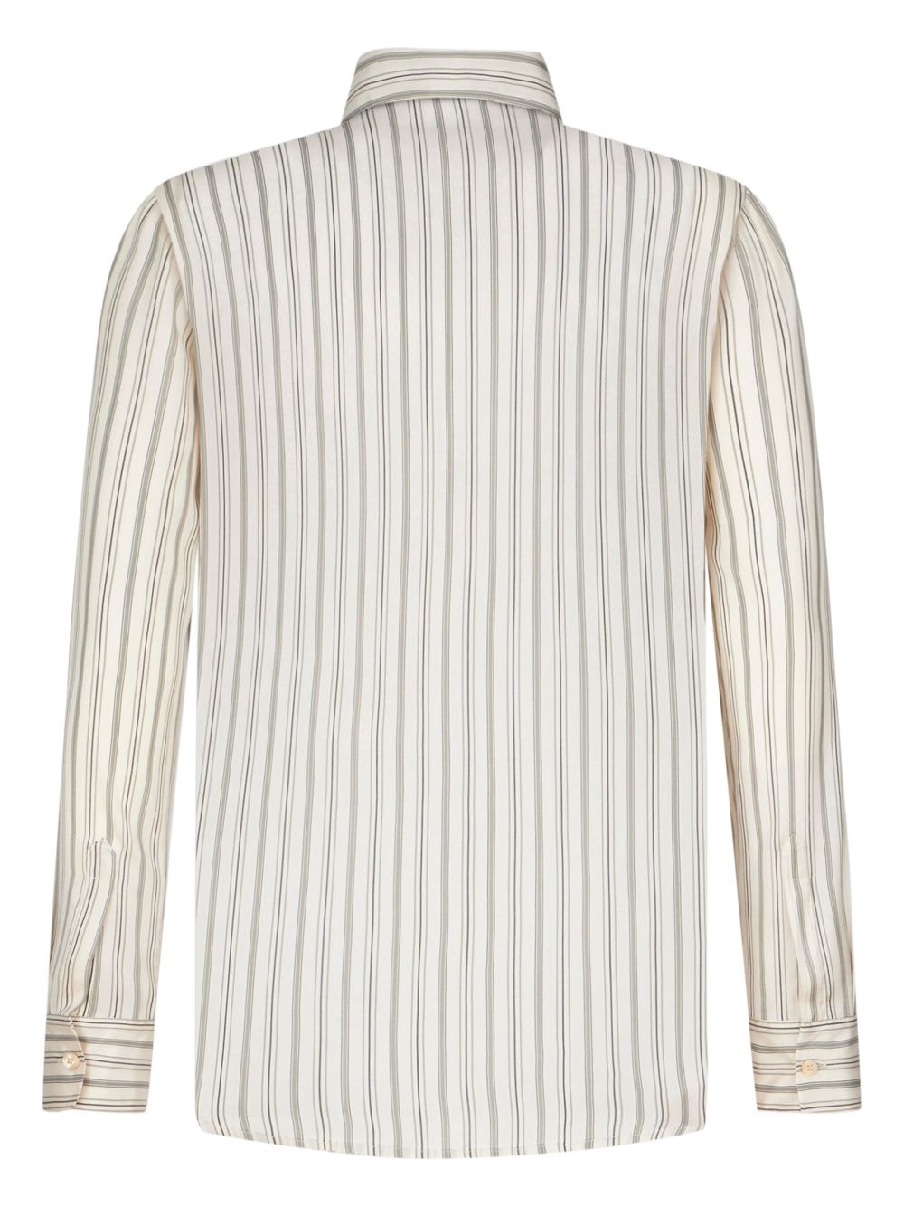 Cheap ETRO Pegaso-embroidered striped silk shirt Women