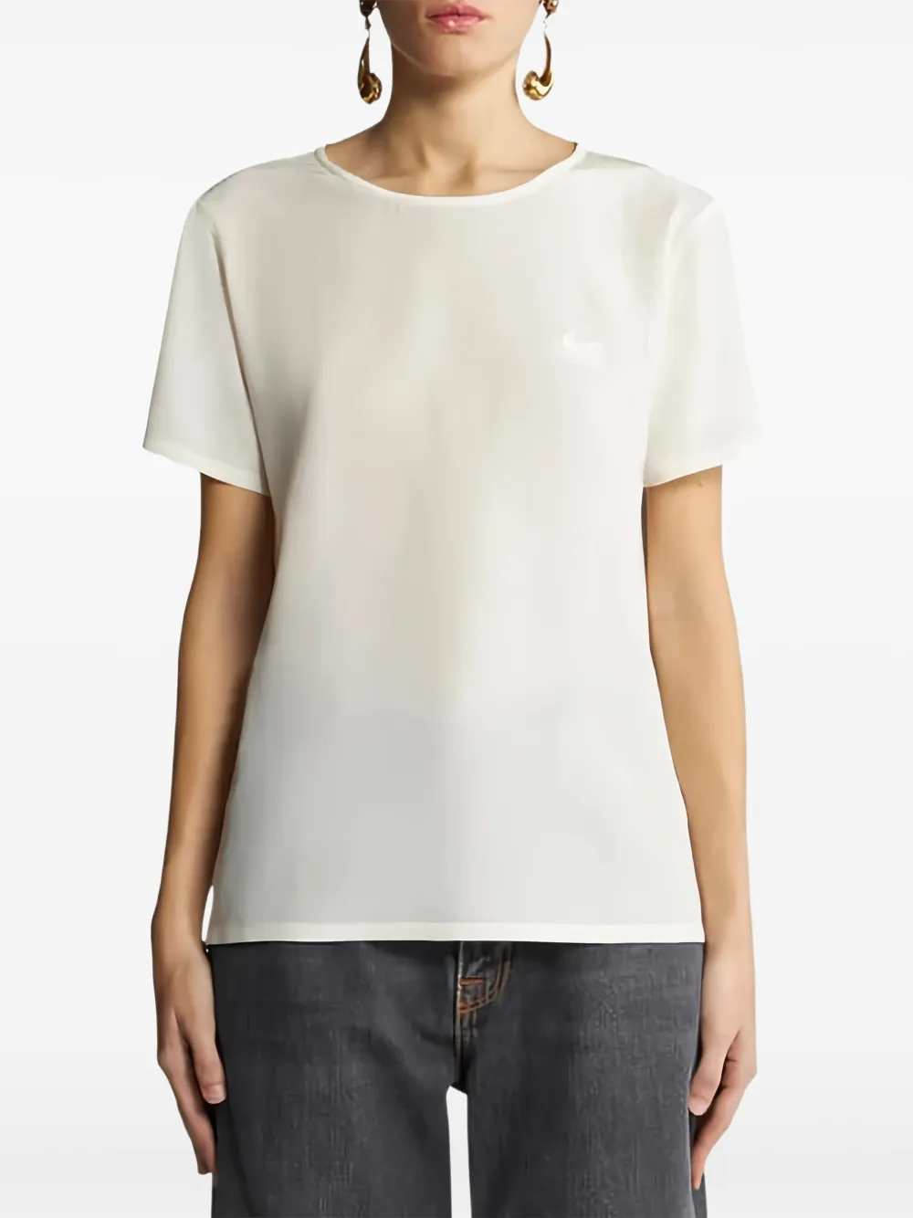 ETRO silk blouse | White | Image 1