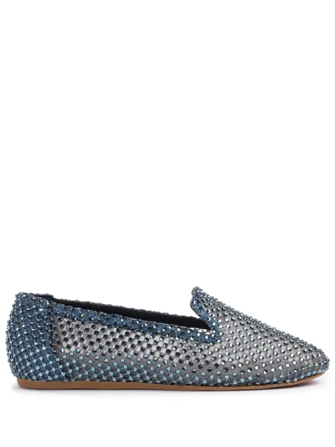 Le Silla Gilda crystal-embellished ballerina shoes