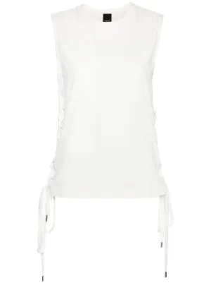 Simone Rocha Easy Bow Tails タンクトップ | ホワイト | FARFETCH JP