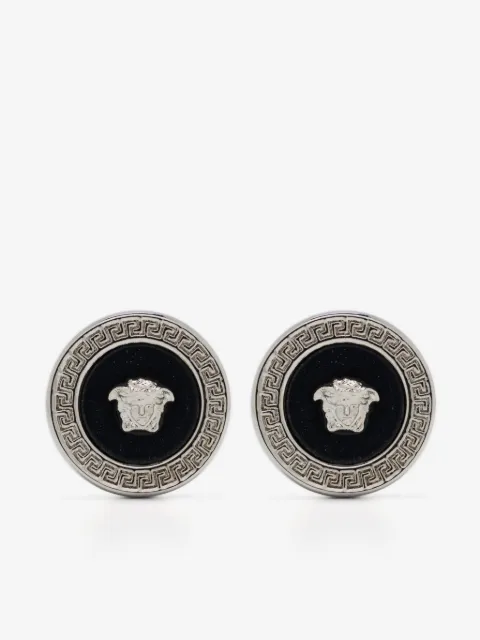 Versace aretes con aplique Medusa 