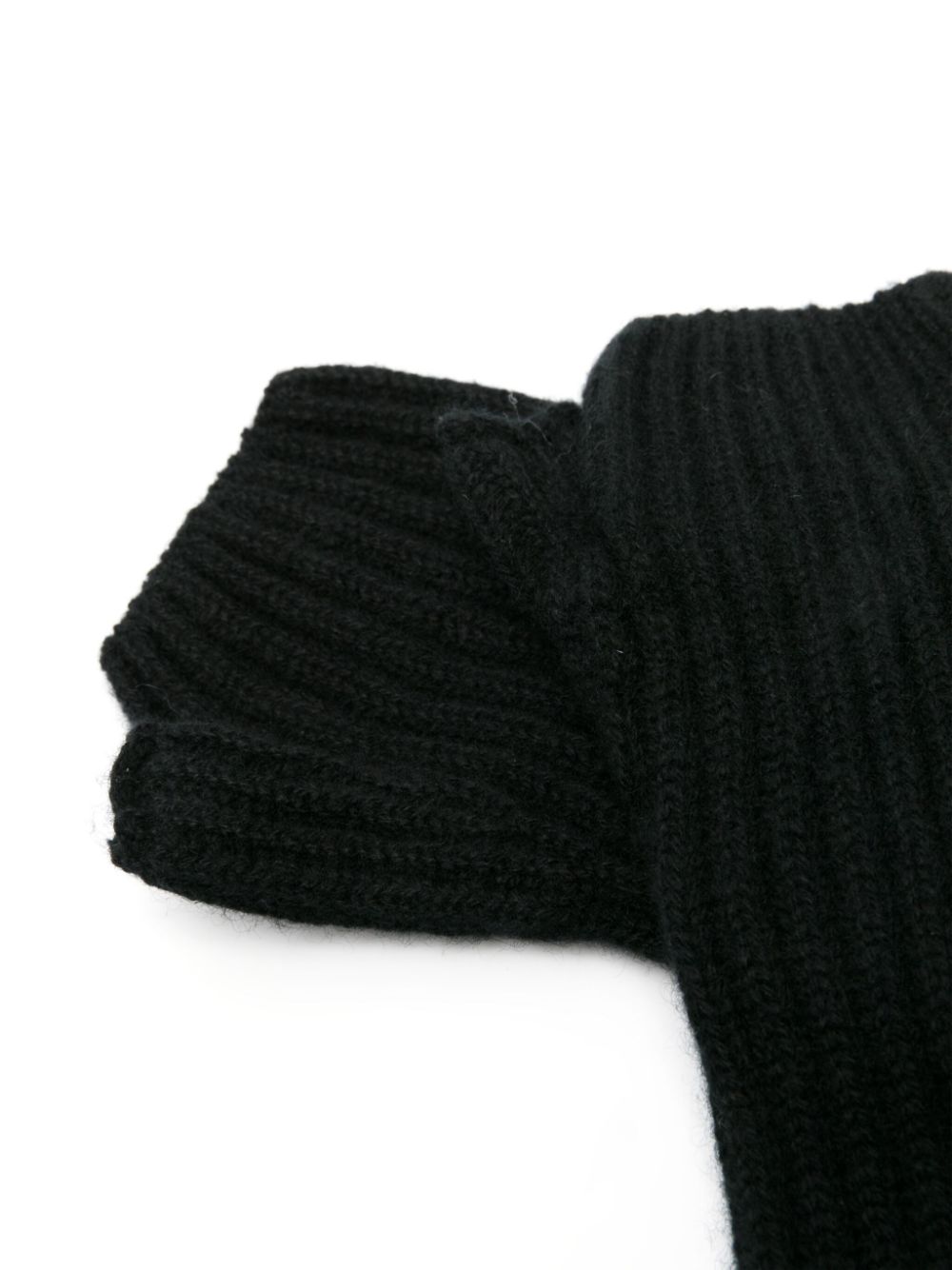Johnstons of Elgin Vingerloze handschoenen - Zwart