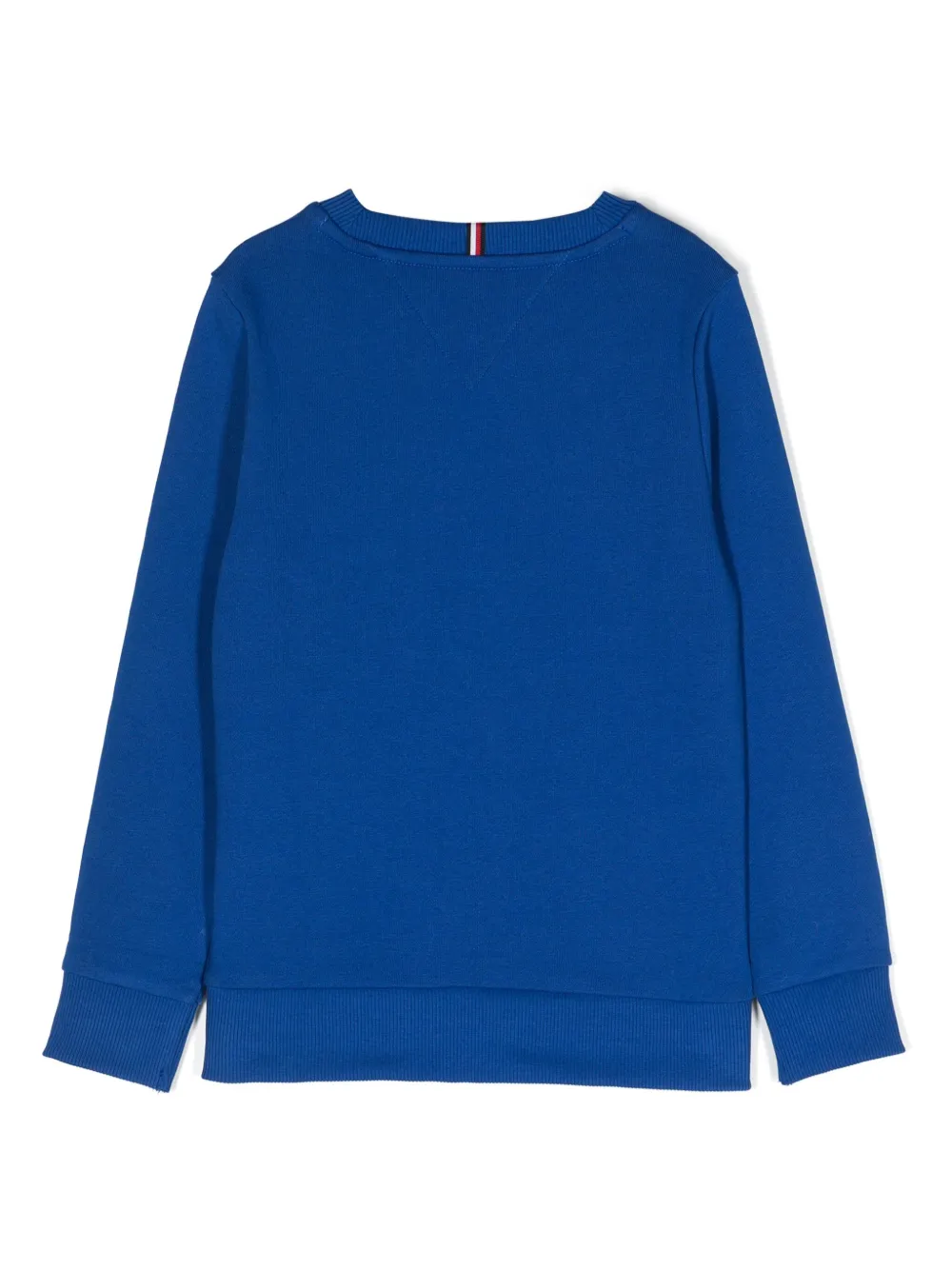 Shop Tommy Hilfiger Junior Logo-print Sweatshirt In Blue