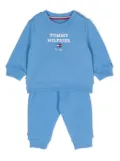 Tommy Hilfiger Junior logo-print track suit - Blue