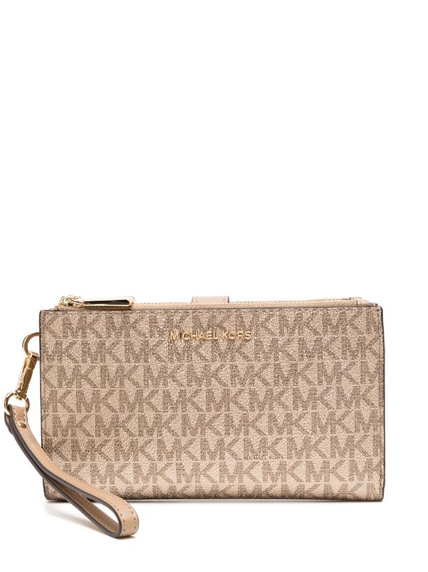 Michael kors deals canvas wallet