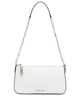 Michael Kors Medium Empire logo-lettering Shoulder Bag | White