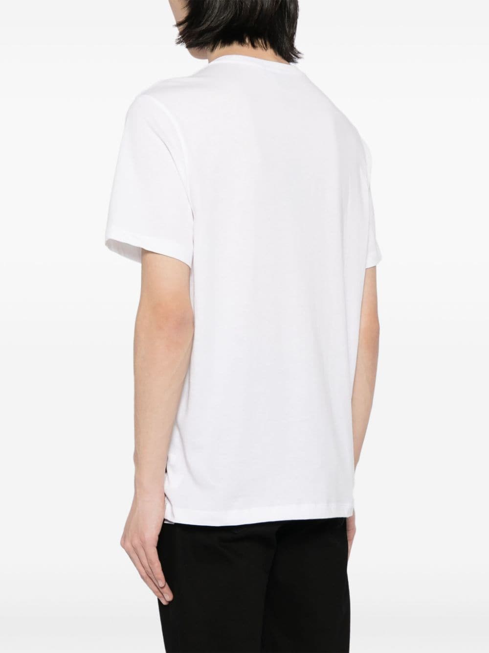 Shop Michael Kors Logo-print Jersey T-shirt In White