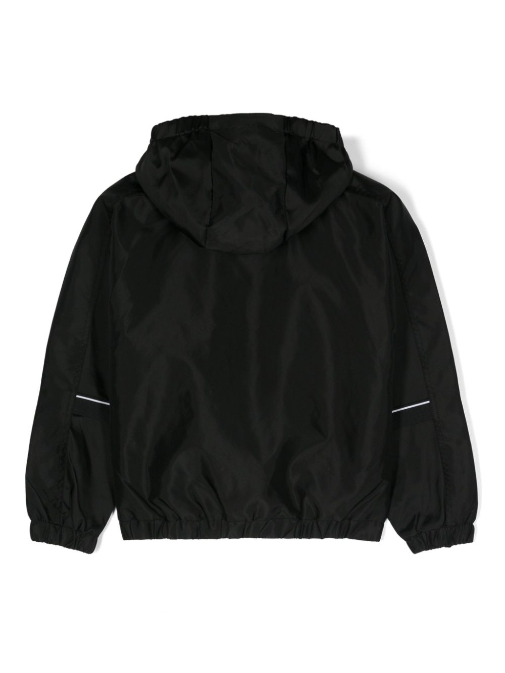 hooded rain jacket