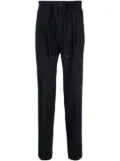 Peserico drawstring-waist tapered trousers - Blue