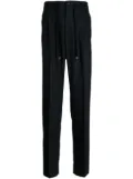 Peserico drawstring-waist tapered trousers - Blue