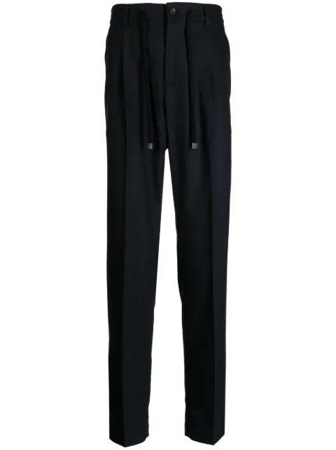 Peserico drawstring-waist tapered trousers