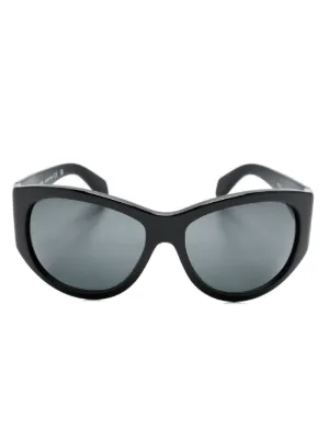 Moschino Eyewear バイカースタイル サングラス | ブラック | FARFETCH JP