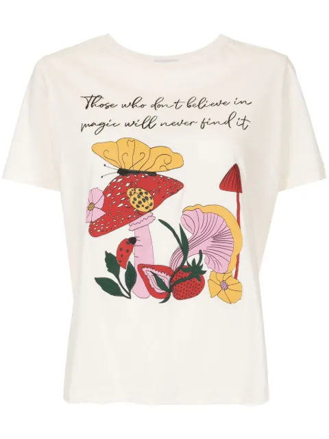 Isolda playera con estampado gráfico