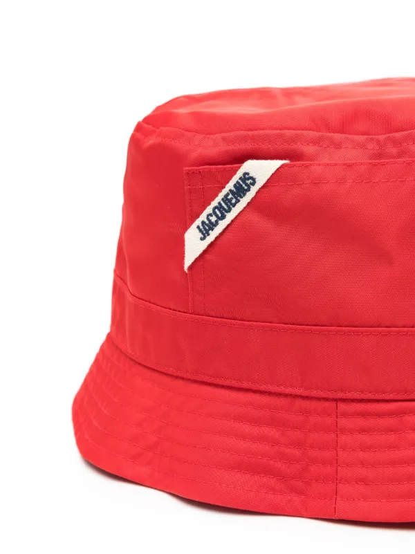 Jacquemus Le Bob Ovalie ナイロンバケットハット Jacquemus Black Les Classiques 'Le bob Ovalie' Bucket Hat
