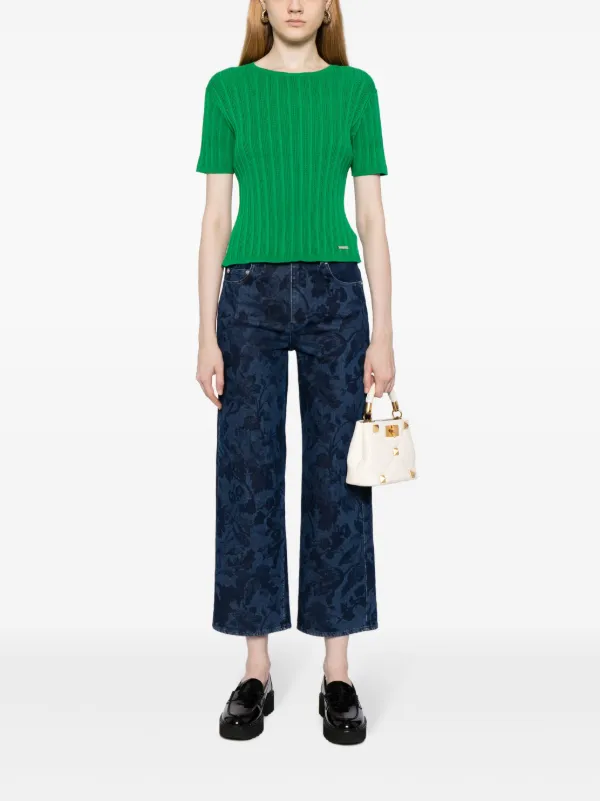 Erdem floral-print straight-leg Jeans - Farfetch