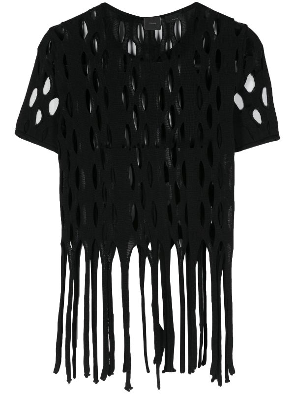 PINKO cut-out Knitted Top - Farfetch