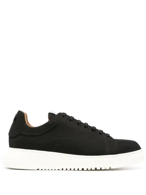Emporio Armani lace-up leather sneakers