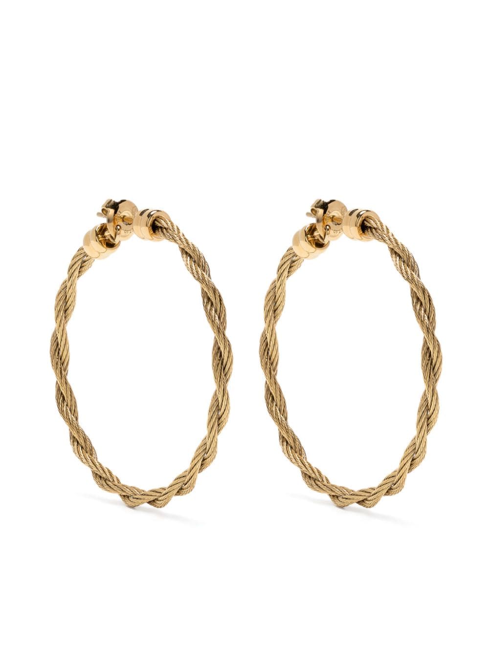 Charriol Love Twist hoop earrings - Gold