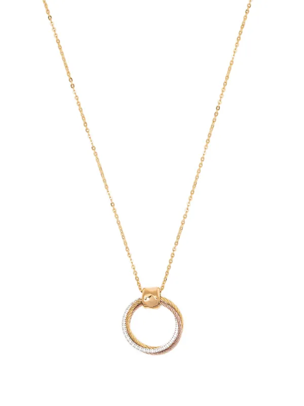 Charriol Celtic Triquetra Pendant Necklace Gold FARFETCH