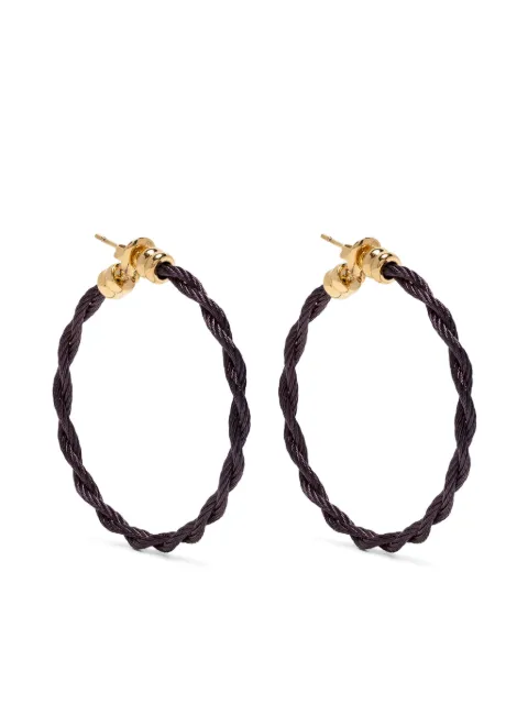 Charriol Love Twist hoop earrings