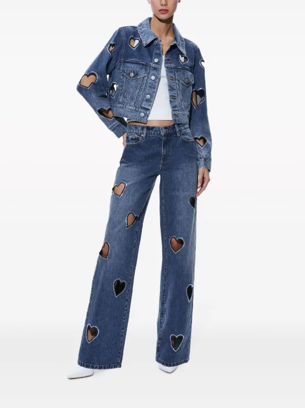 Alice and olivia jean jacket sale