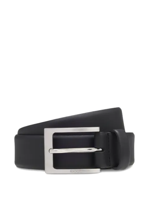 BOSS nappa-leather belt with pin buckle